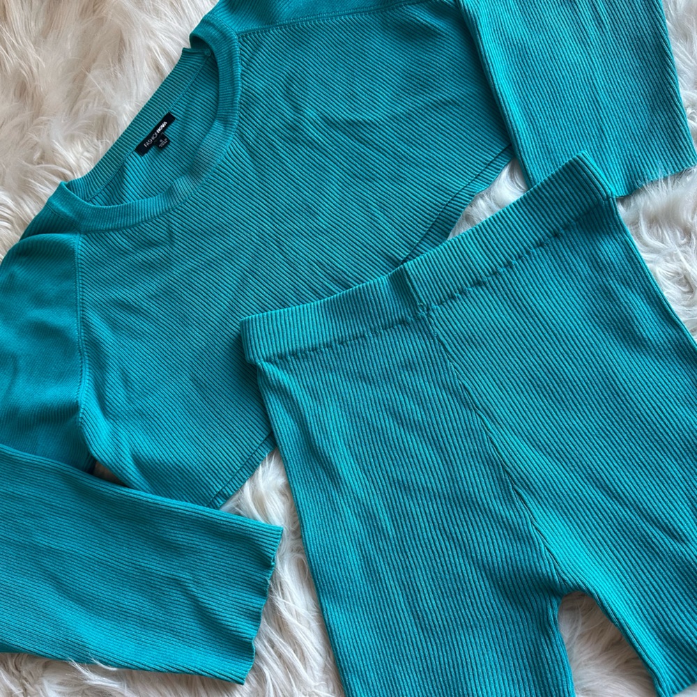 NEW - FASHION NOVA ribbed matching shorts set